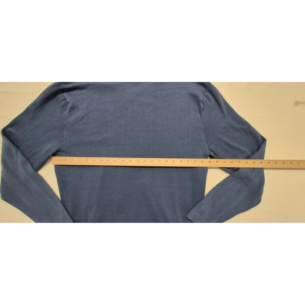 Banana Republic Men's Blue‎ V-neck Long Sleeve pullover Sweater Size XL